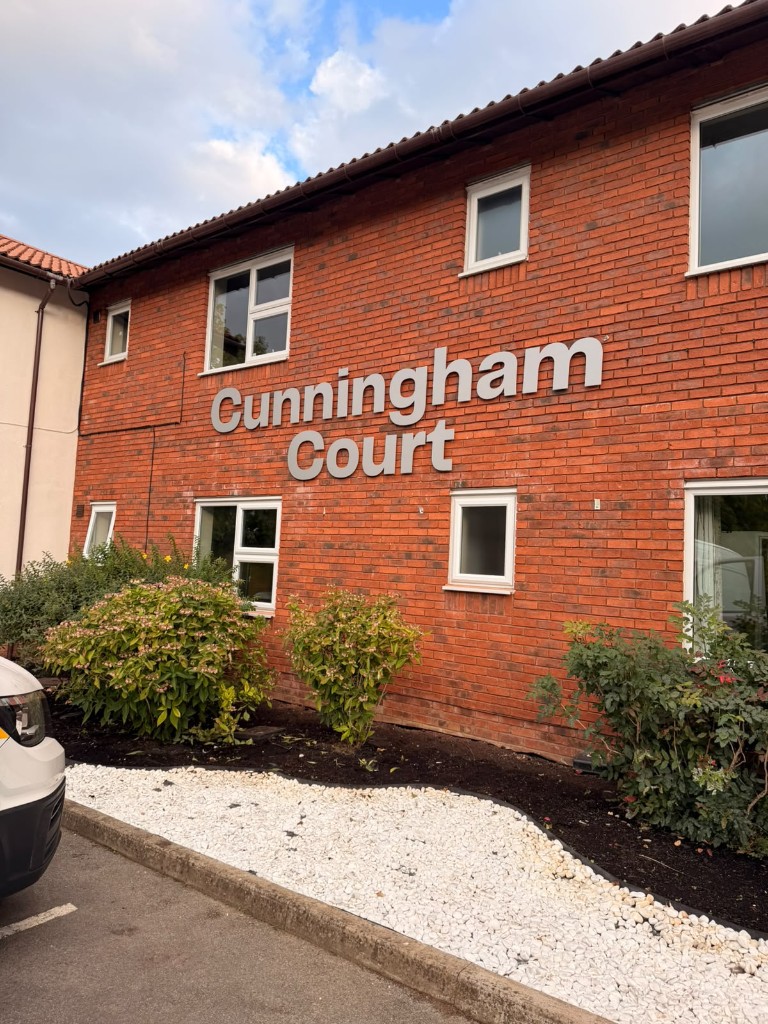 Cunningham Court — Signage for Cunningham Court Care Home, 2026